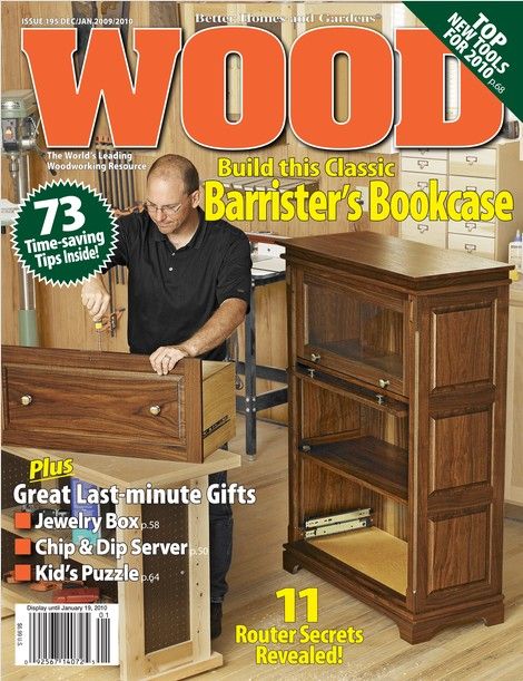 October 2009 Wood Magazine Cover