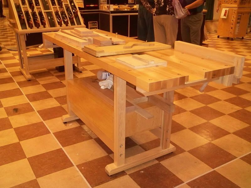 A demo bench from Lee Valley Tools