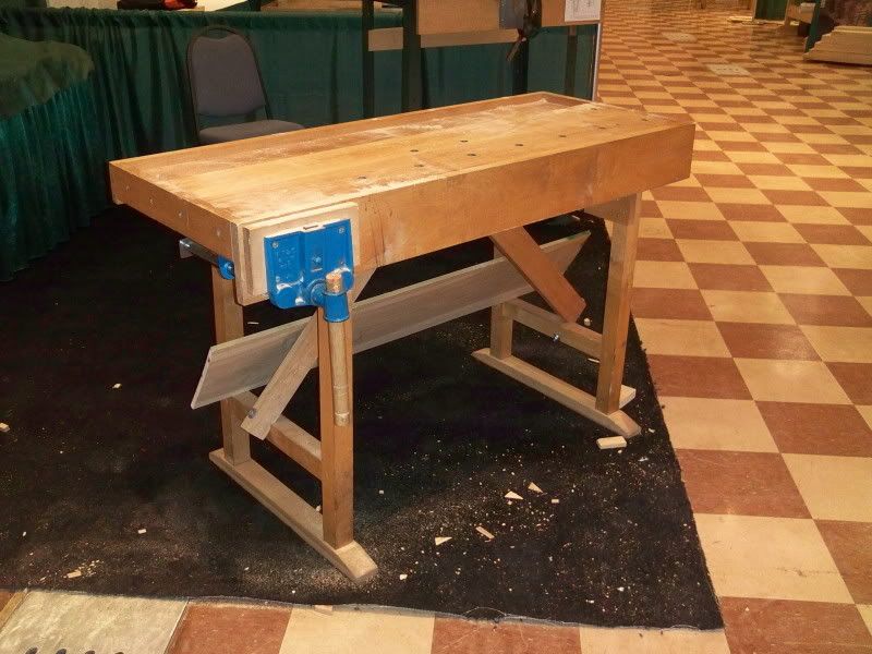 The portable demo bench from Tools for Working Wood
