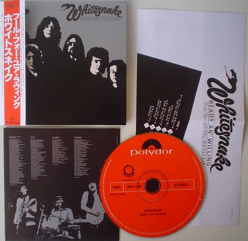 Whitesnake - Ready An' Willing Japan Rep
