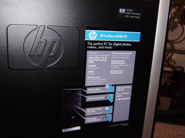 hp pavilion a6200n