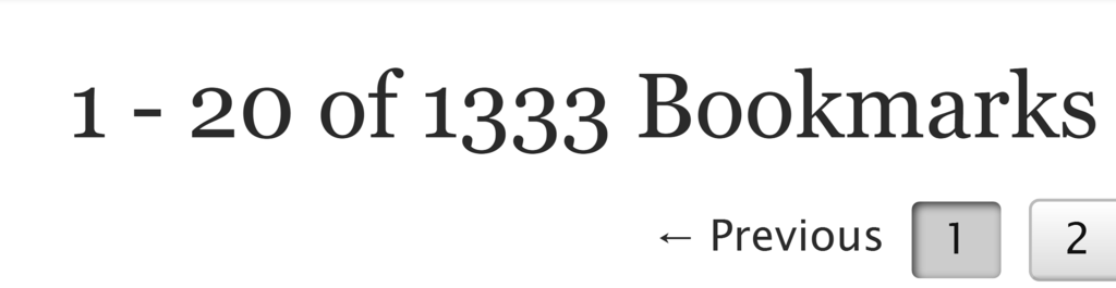 image that reads 1 of 20 out of 1333 bookmarks