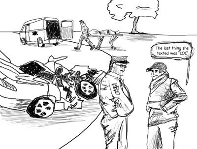 Car Accident Cartoon