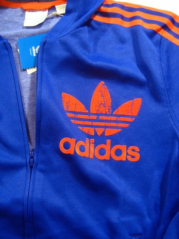 blue and orange adidas jacket