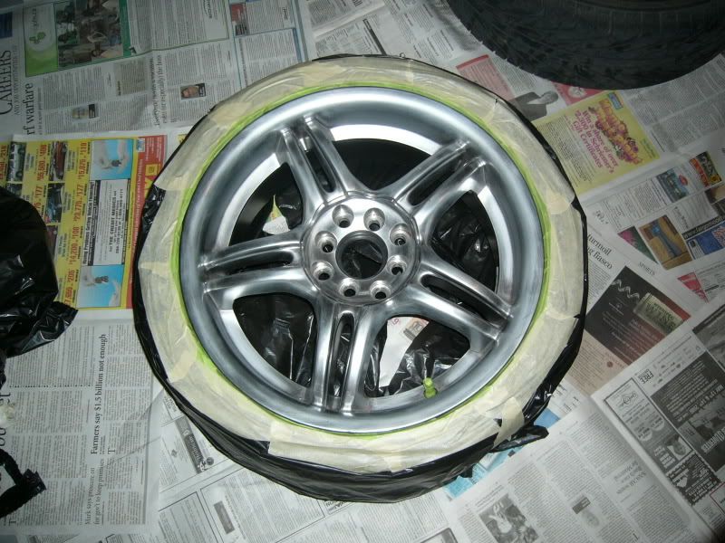 DIY painting rims gold **PICS** Team Integra Forums