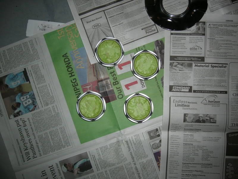 DIY painting rims gold **PICS** Team Integra Forums