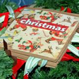 A Semi-Custom Vintage Christmas 6x6 Paper Bag Album- free gift with purchase!