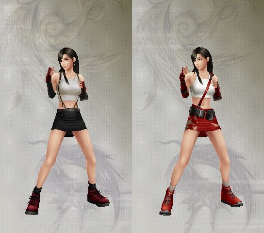 Tifa's DLC outfit is not much of a differ in her original. Not gonna complain since I got it anyway.