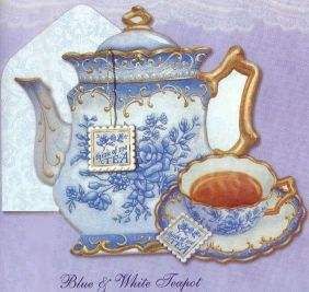 Blue Tea Service Pictures, Images and Photos