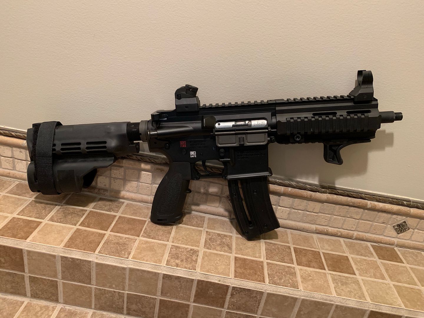 HK416 pistol .22lr with brace - AR15.COM