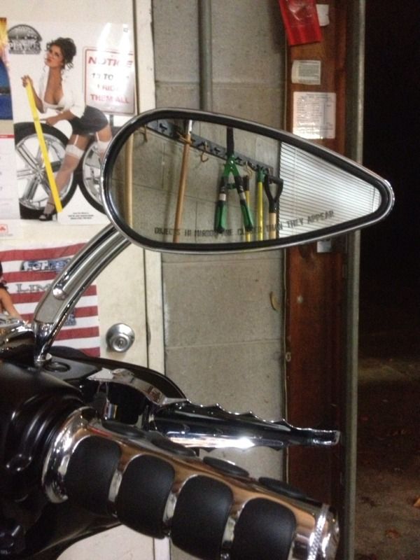 Willie G Skull Teardrop Mirror Harley Davidson Forums