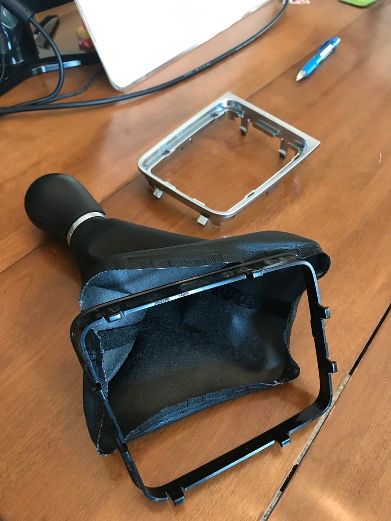 BFI Shift Knob and Boot Install in 5MT GSW (pictures) VW Vortex