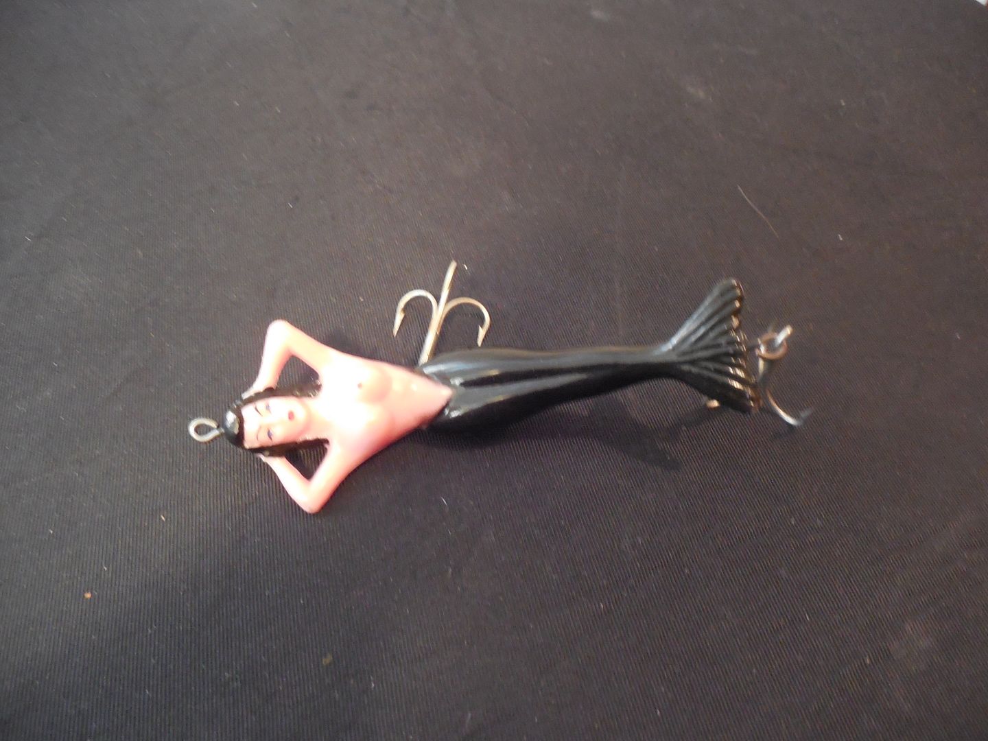Vintage Mermaid Fishing Lure Happy Hooker 50s 60s eBay