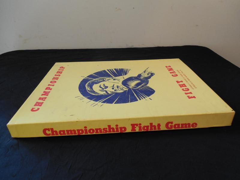 Vintage Championship Fight Boxing Board Game by Frankie Goodman 40s 50s