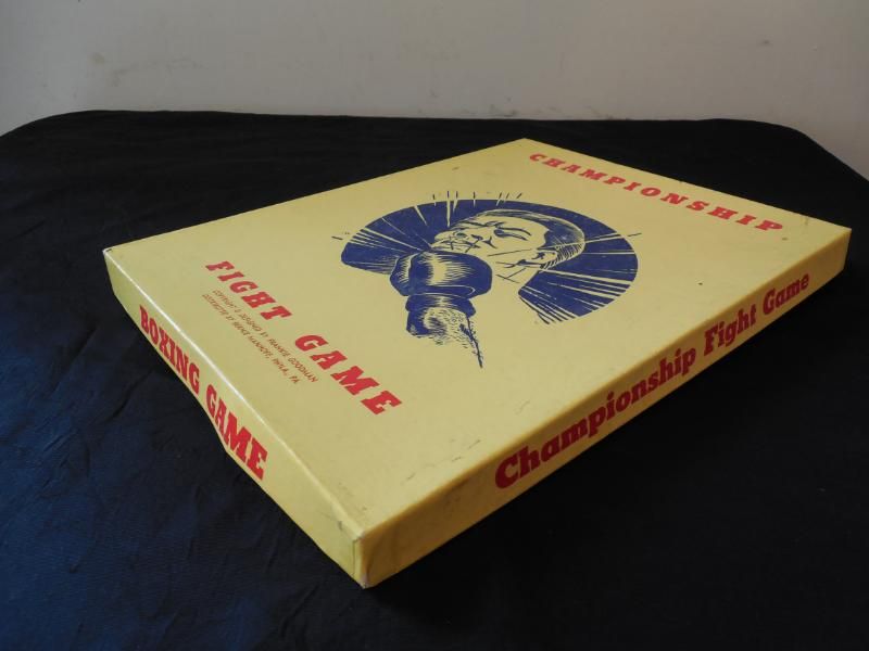 Vintage Championship Fight Boxing Board Game by Frankie Goodman 40s 50s