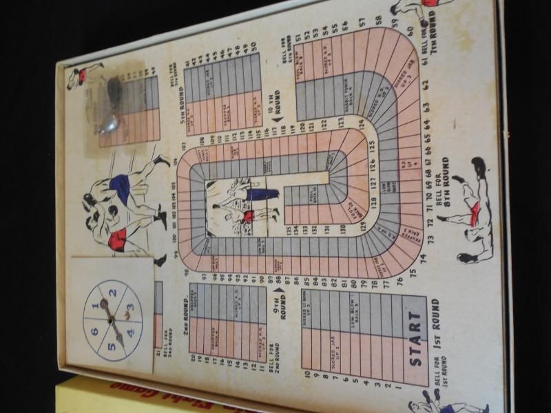 Vintage Championship Fight Boxing Board Game by Frankie Goodman 40s 50s