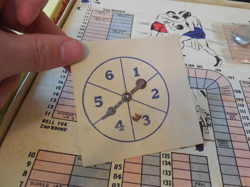 Vintage Championship Fight Boxing Board Game by Frankie Goodman 40s 50s