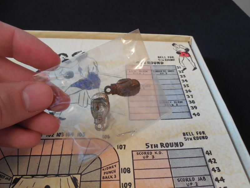 Vintage Championship Fight Boxing Board Game by Frankie Goodman 40s 50s