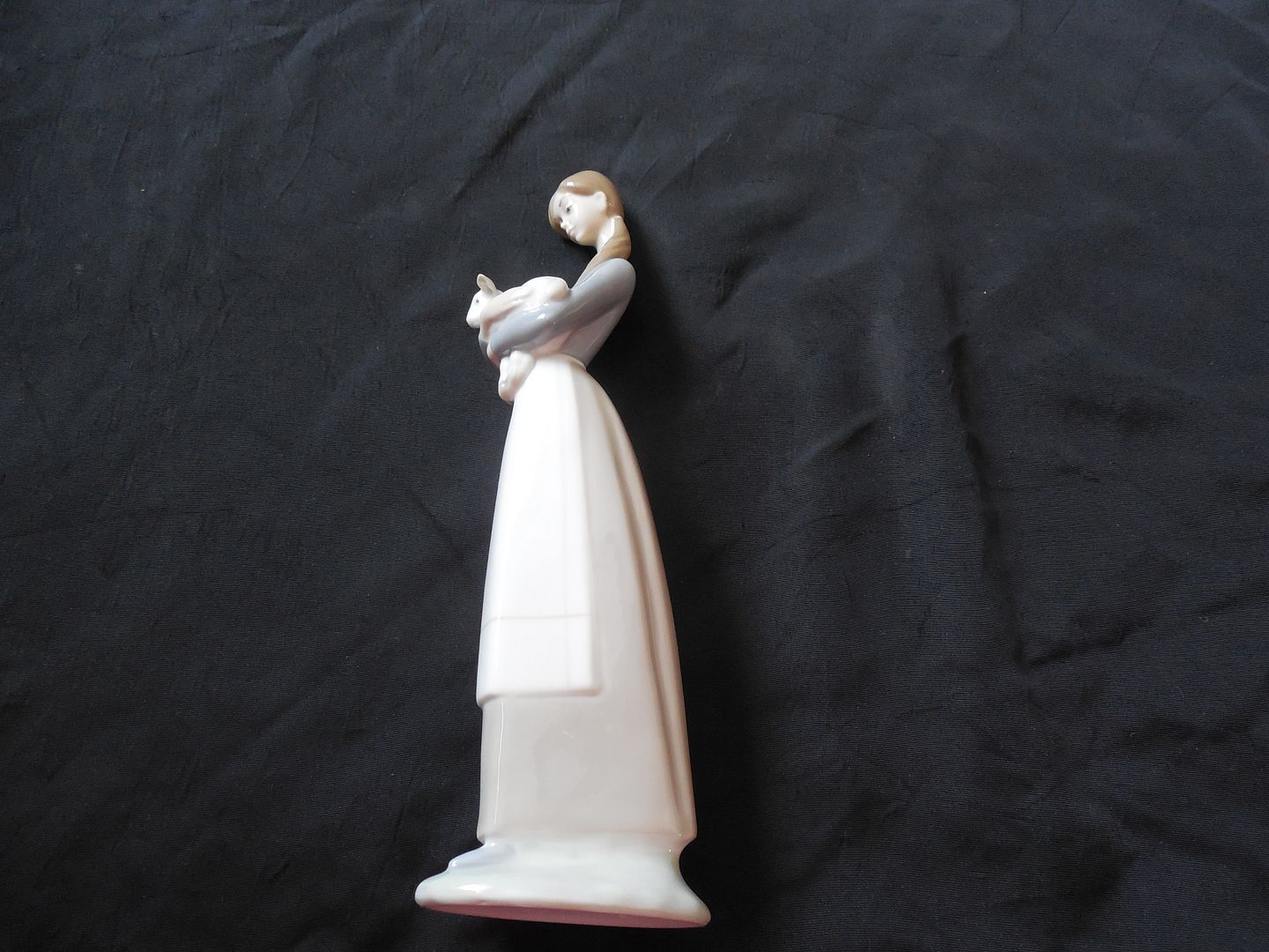 lladro woman with sheep