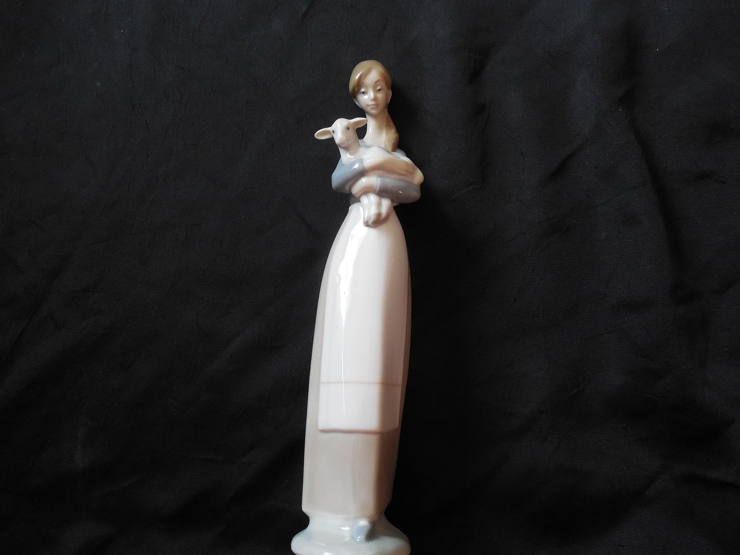 lladro woman with sheep