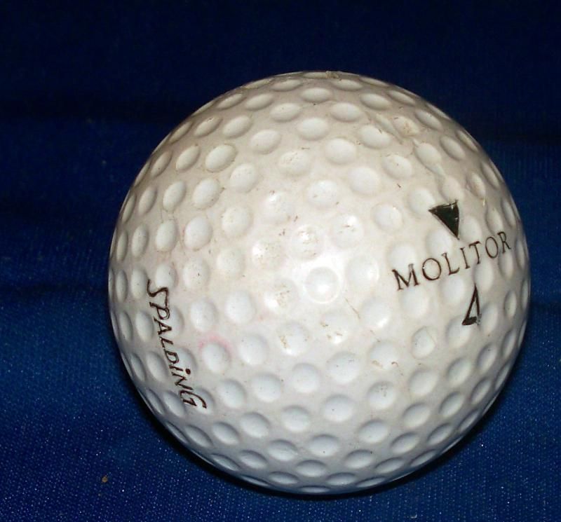 Vintage Spalding Molitor C15615 Signature Golf Ball eBay