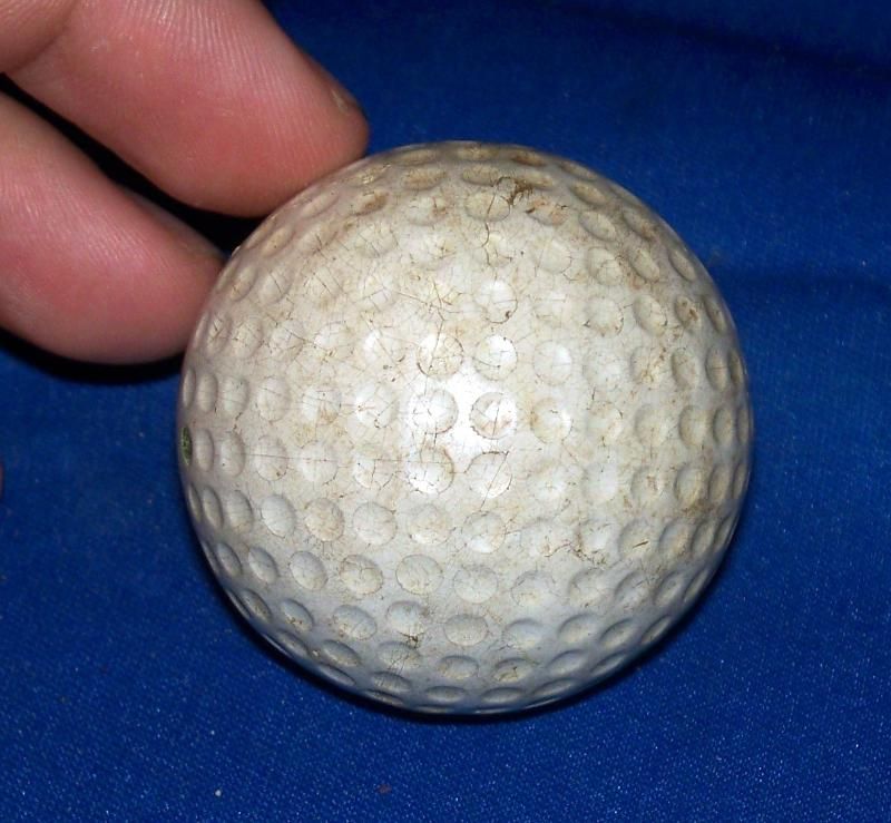 Vintage Antique US Tiger Green Double Dot Golf Ball eBay