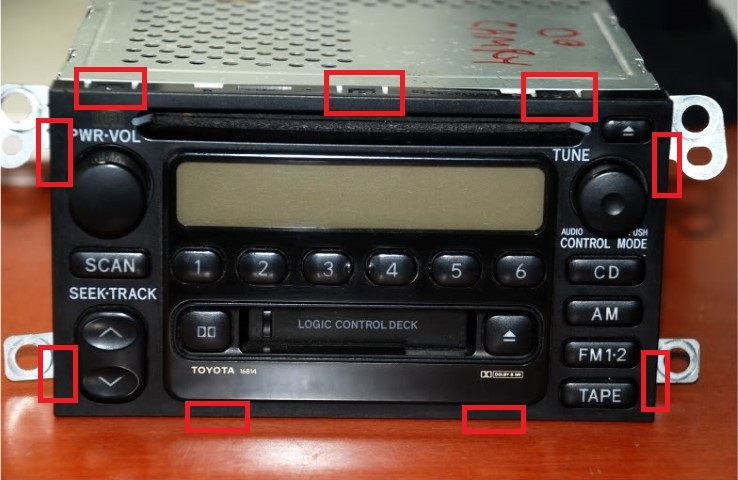 remove car stereo toyota camry 1996 #2