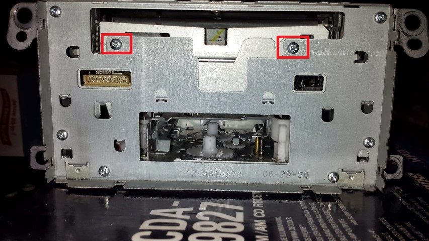 Remove car stereo toyota camry 1996