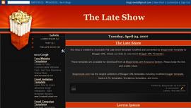 Blogger Template The Late Show