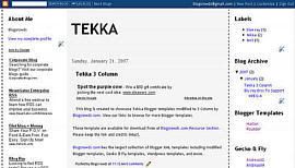 Blogger Template Tekka