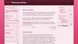 Blogger Template Thisaway Rose