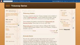 Blogger Template Thisaway