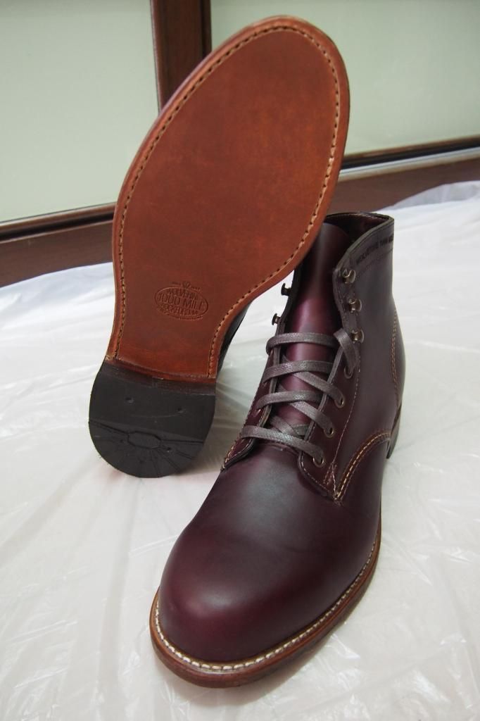 wolverine 1000 mile cordovan no 8