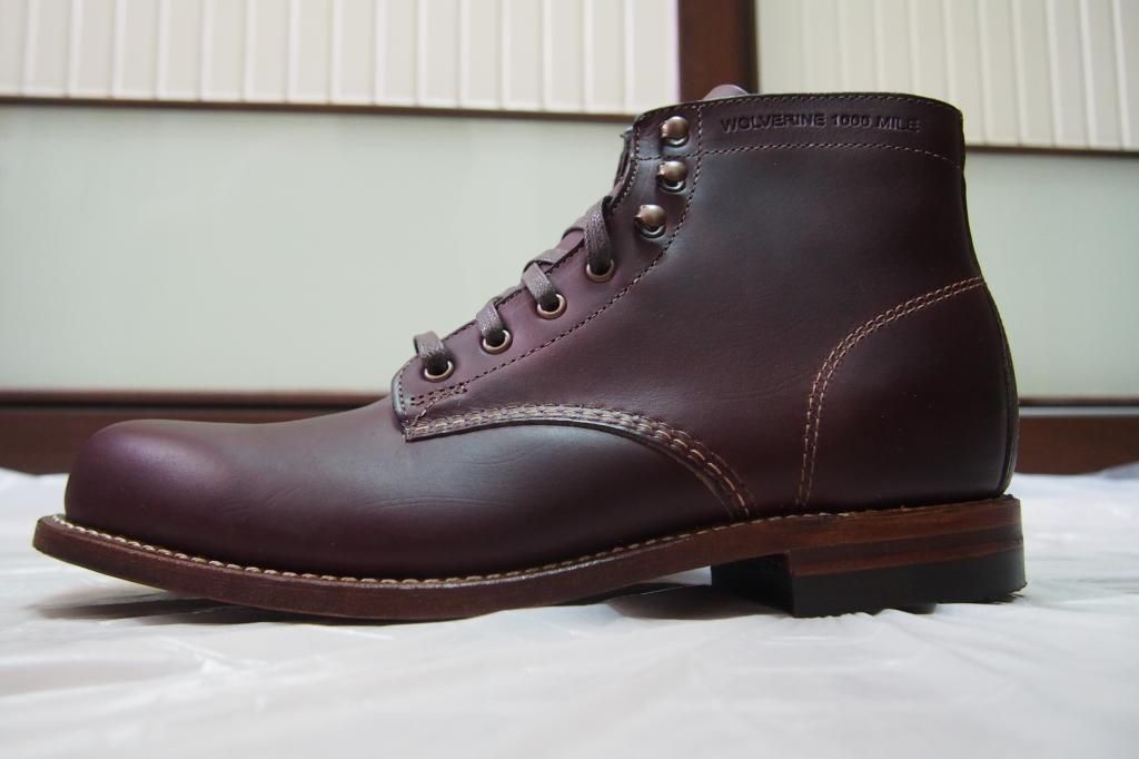 wolverine 1000 mile cordovan no 8