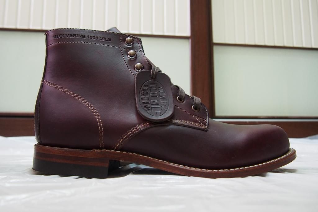 wolverine 1000 mile cordovan no 8