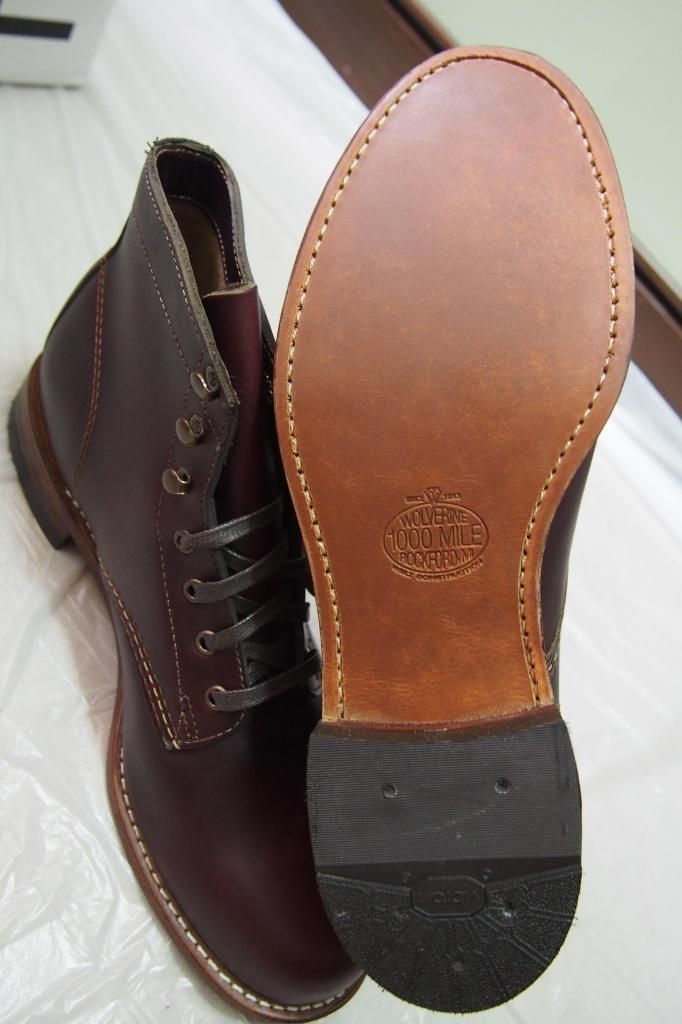 wolverine 1000 mile cordovan no 8