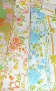 vintage sheets,quilting