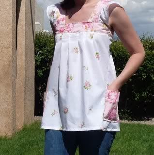 sewing,ruffled spring top