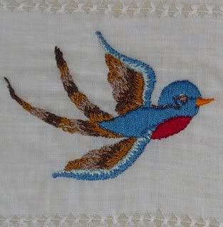embroidery,vintage,thrift store