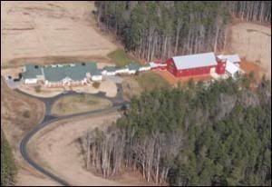 John Edwards' house - aerial view