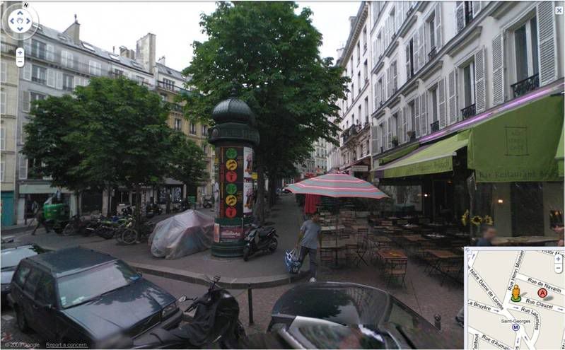 rue clauzel and rue monnier, paris