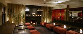 Photo of the lounge at Koi restaurant, Los Angeles, California