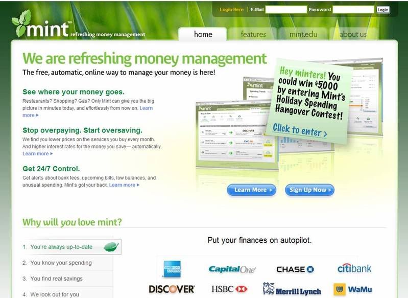 Mint.com screenshot