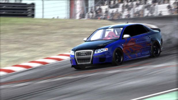 Stage 2 Drift Race Audi RS4 custom painted