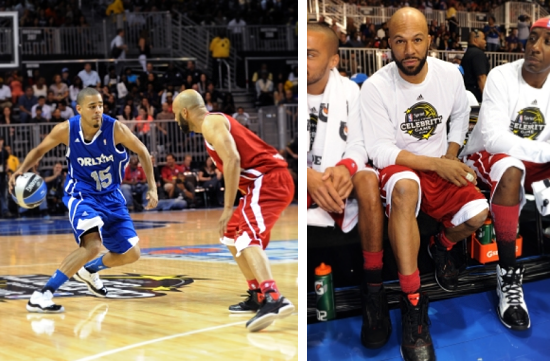 J. Cole And Common: Shooting In The Gym At The Sprite NBA All Star Celebrity Game drake common J. Cole And Common: Shooting In The Gym At The Sprite NBA All Star Celebrity Game