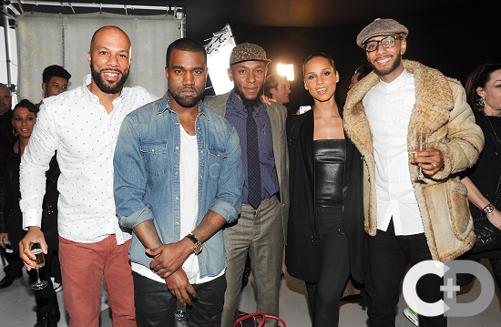 Front Row Flicks: Kanye Wests Fashion Show Brings Out Kim Kardashian, Cassie, Diddy, Alicia Keys And More kanye2 1 Front Row Flicks: Kanye Wests Fashion Show Brings Out Kim Kardashian, Cassie, Diddy, Alicia Keys And More