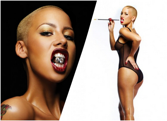 amber rose modelling. amber rose 1 Cover To Cover: