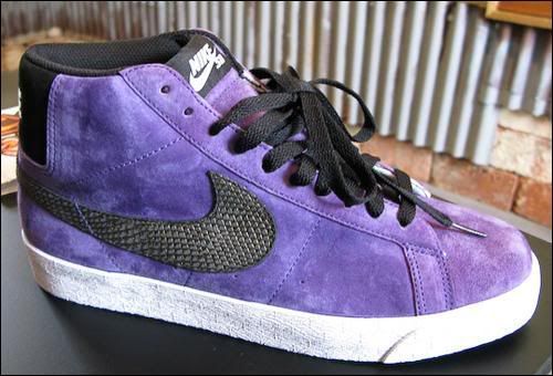 Purple Snakeskin Blazers SB