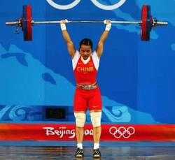 Chen Xiexia 48kg female weightlifter