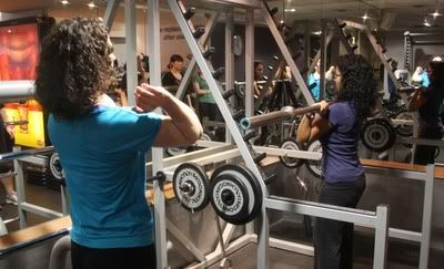 Teaching the barbell front squat in the rack